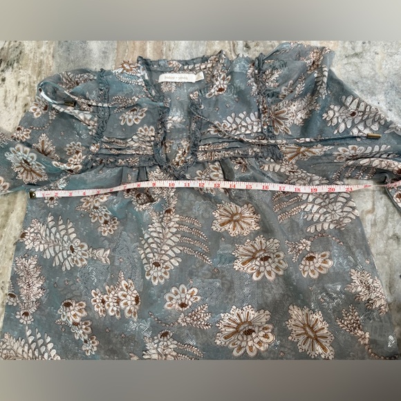 Women’s BISHOP + YOUNG Sydney blouse in jade floral- Size XS - Picture 8 of 8